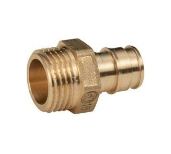 Муфта для PE-X латунь GX107 Дн 25х3/4 НР GX107Y045 040-0350 1