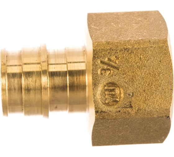 Муфта для PE-X Giacomini GX109 латунь, Дн 20х3/4, ВР GX109Y044 040-0358