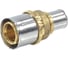 Переходная муфта МП/PE-X Giacomini RM103 латунь пресс, Дн 26х16 RM103Y016 127-5283 1