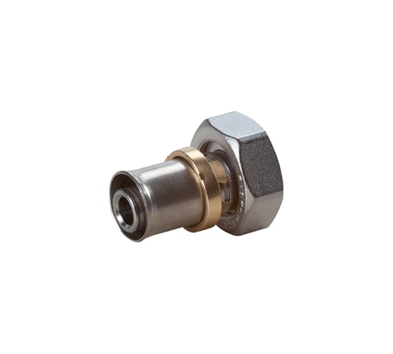 Муфта Giacomini RM179E МП, латунь пресс, Дн 16х3/4, с накидной гайкой, с евроконусом RM179X103 127-5193 1