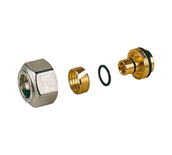 Переходник Giacomini МП латунь R179E Дн 20х2,0х3/4 с евроконусом R179EX027 027-6431 1