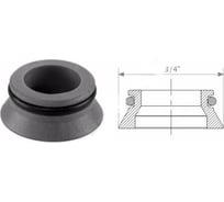 Переходник Giacomini пластмасса R483 3/4ЕК евроконус-плоскость R483Y011 022-2355