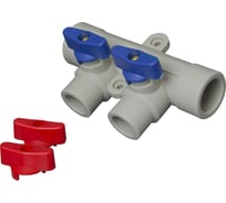 Коллектор TEBO PPR 25x20, 2 выхода, серый 031091251