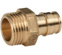 Муфта для PE-X Giacomini латунь GX107 Дн 20х1/2 НР GX107Y034 040-0346