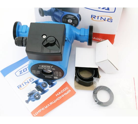Насос ZOTA RING 25/60 S 180 с гайками 32923 ZR3630062302