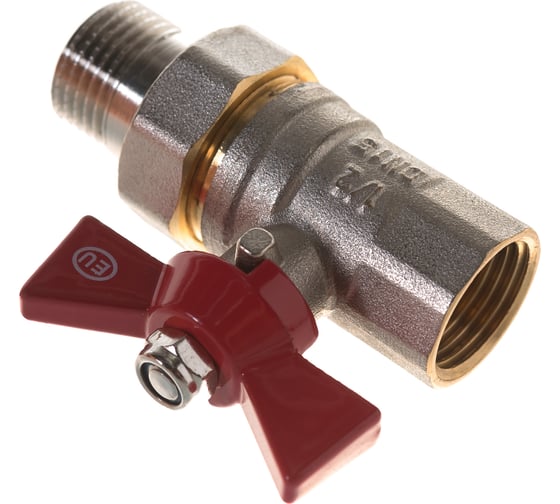 Кран шаровой EUROS Grand с американкой (ручка-бабочка) 1/2" ВР-НР EU.ST1287030 12