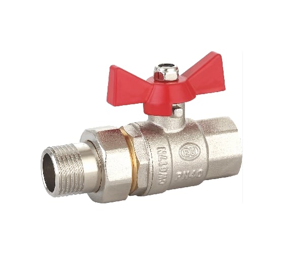 Кран шаровой EUROS Grand с американкой (ручка-бабочка) 1/2" ВР-НР EU.ST1287030 12