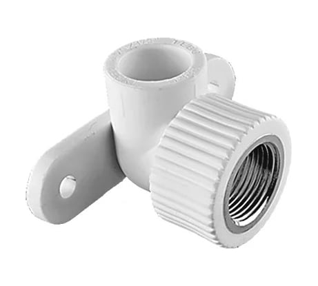 Угольник TEBO PPR комбинированный,  25x1/2" ВР с креплением 030030804