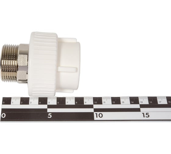 Муфта TEBO PPR комбинированная 40x1.1/4" НР под ключ 030020710
