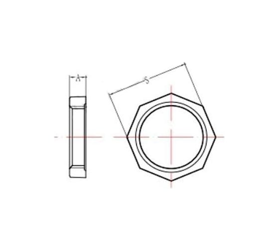 Контргайка AV Engineering 3/4 оцинкованн., 2 шт. AVEC510000034