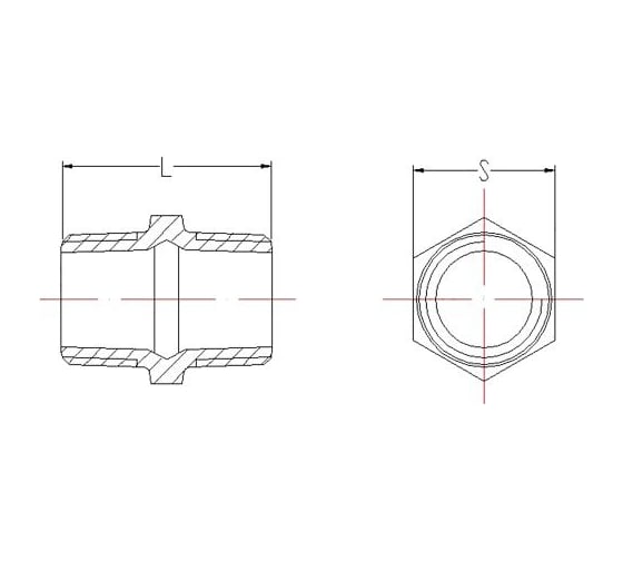 Ниппель AV Engineering 3/4 нар.-нар. оцинкованн., 2 шт. AVEC490000034