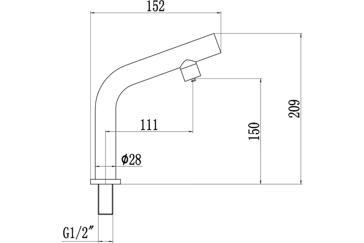 Смеситель моно Fmark FS12212 - выгодная цена, отзывы, характеристики ...