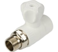 Шаровый кран для радиатора КРОСС PPRC с американкой, прямой 25-3/4 НР 60153