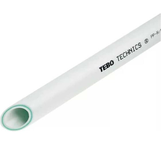 Труба TEBO PPR 32х5,4мм SDR6 армированная стекловолокном (2м) 030010404-02
