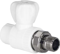 Шаровой кран TEBO PPR для радиаторов прямой 25x3/4 н. р. 030060204