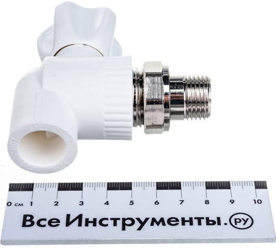 Шаровой кран TEBO PPR для радиаторов, угловой, 20x1/2 н. р. 030060211