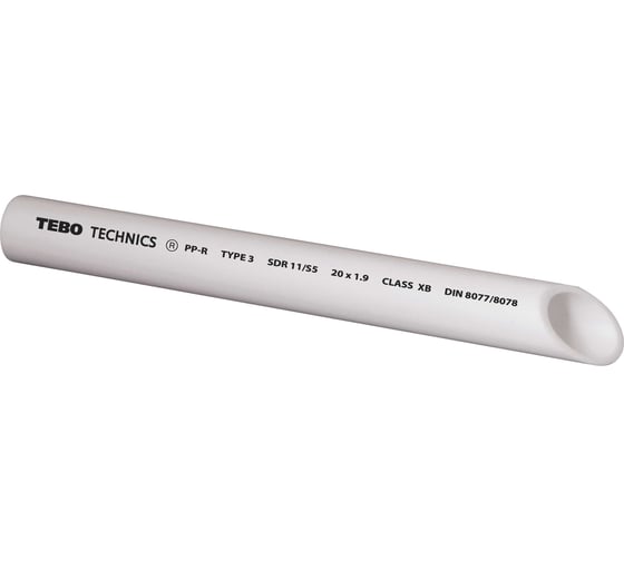 Труба TEBO PPR 25х2,3мм SDR11 (2м) 030010103-02