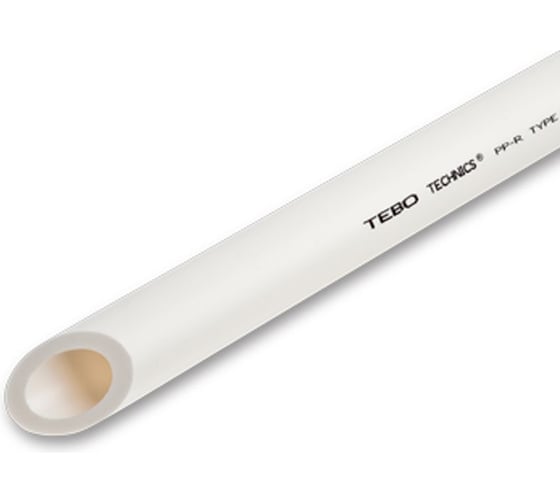 Труба TEBO PPR 20х3,4 мм SDR6 армированная в центре, 2 м 030010702-02