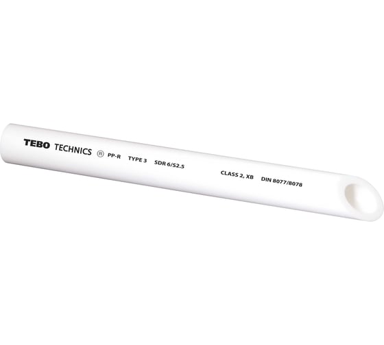 Труба TEBO PPR 25х4,2мм SDR6 (4м) 030010203