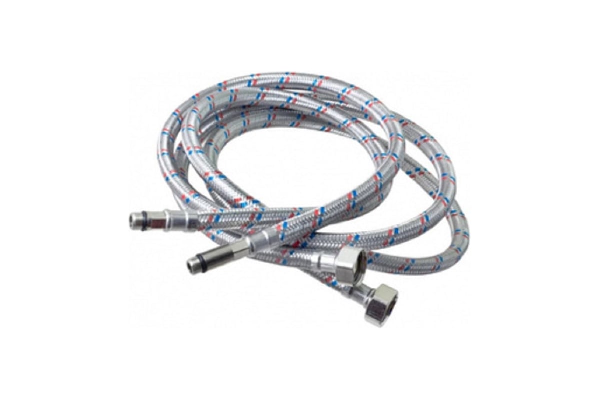 Гибкая подводка для смесителя GRIALE пара 1/2/М10 гайка -штуцер 80 см ...