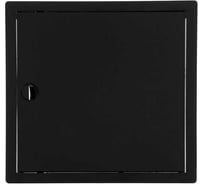 Люк-дверца ревизионная ВИЕНТО 100x100, черный ДР1010черный