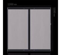 Люк двустворчатый под плитку Shagma 1200x1200 мм ЛС1200х1200Д