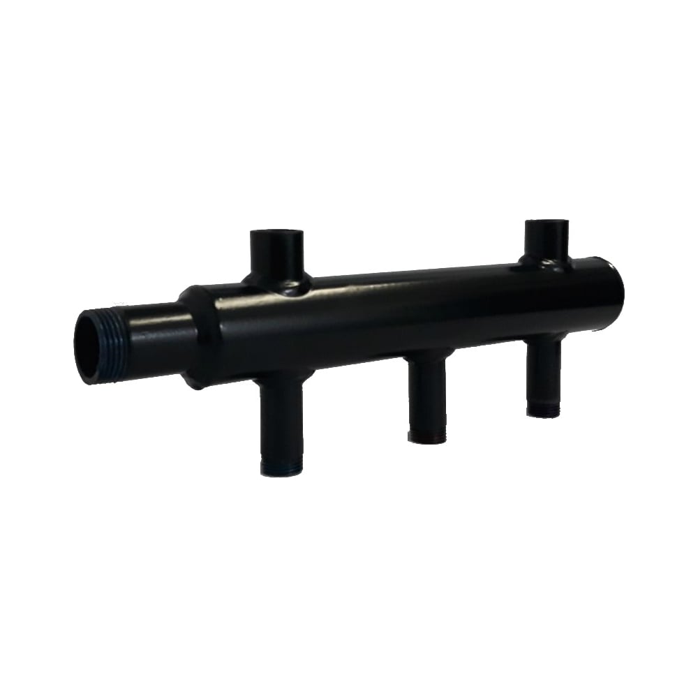 Коллектор из стали Тайфун на 2 выхода, с межосевым расстоянием 100 мм ...