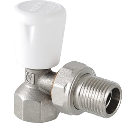 Клапан ручной для радиатора угловой 1/2" Valtec VT.017.N.04