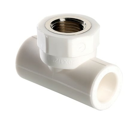 Тройник PPR с переходом на внутреннюю резьбу (32 мм х 3/4") VALTEC VTp.732.0.03205