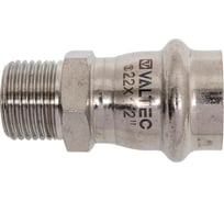 Соединитель пресс-фитинг (22 мм х 1/2") VALTEC VTi.901.I.002204