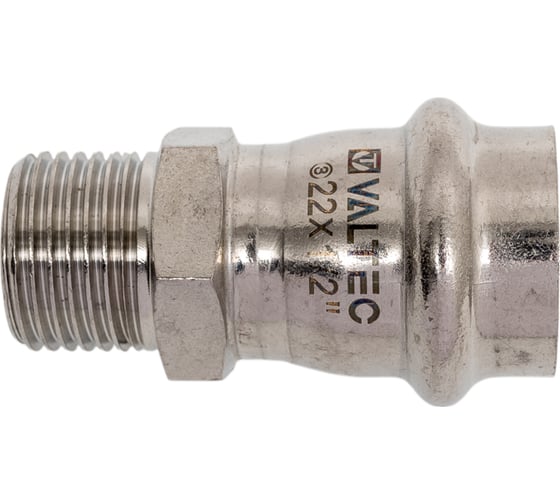 Соединитель пресс-фитинг (22 мм х 1/2") VALTEC VTi.901.I.002204