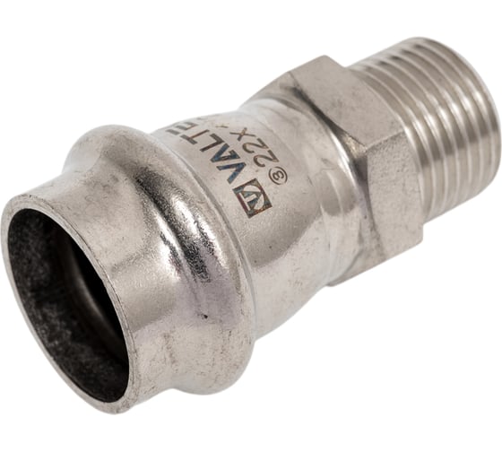 Соединитель пресс-фитинг (22 мм х 1/2") VALTEC VTi.901.I.002204
