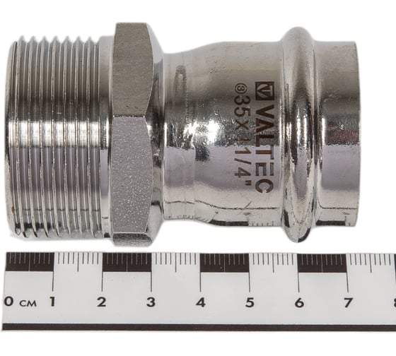 Соединитель пресс-фитинг (35 мм х 1 1/4") VALTEC VTi.901.I.003507