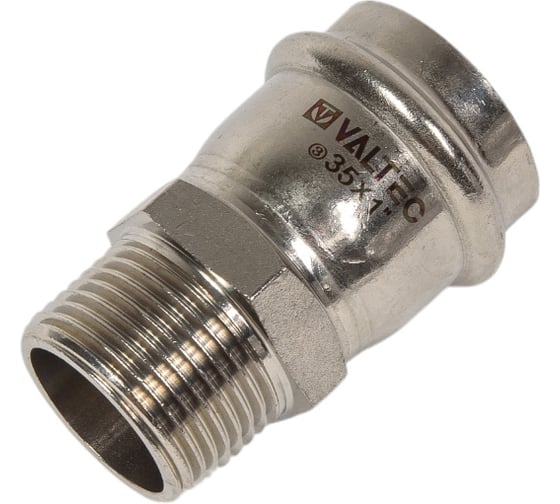 Соединитель пресс-фитинг (35 мм х 1") VALTEC VTi.901.I.003506