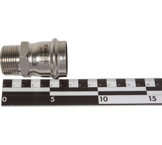Соединитель пресс-фитинг (35 мм х 1") VALTEC VTi.901.I.003506