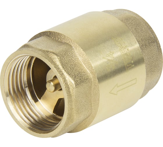 Клапан обратный с латунным сердечником TEBO ВН/ВН 1/2" T-Ко.701.12.CN