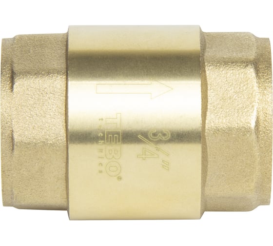 Клапан обратный с латунным сердечником TEBO ВН/ВН 1/2" T-Ко.701.12.CN
