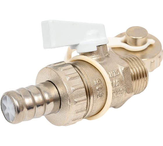 Шаровой дренажный кран с латунным штуцером TEBO НАР 1/2" T-КШ.Д.505.12.БР.CN
