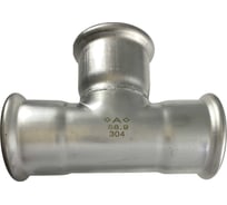 Пресс-тройник Conex Banninger IBP A-Press Inox нержавеющая сталь AISI304 - 89x89x89 мм PS241300898989