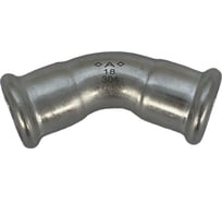 Пресс-угол Conex Banninger двухраструбный IBP A-Press Inox нержавеющая сталь AISI304 - 45-15 мм PS240410150000