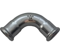 Пресс-угол Conex Banninger двухраструбный IBP A-Press Inox нержавеющая сталь AISI304 - 90-15 мм PS240020150000