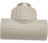 Тройник VALFEX PP-R сер комбинированный Дн25х3/4 НР 10128025Г 127-0438