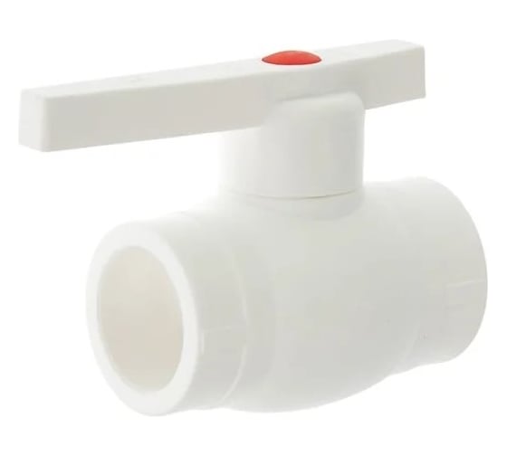 Кран VALFEX PP-R белый шаровой Дн 63 10144063 007-7668