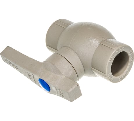 Кран VALFEX PP-R серый шаровой Дн 20 10144020Г 007-7685