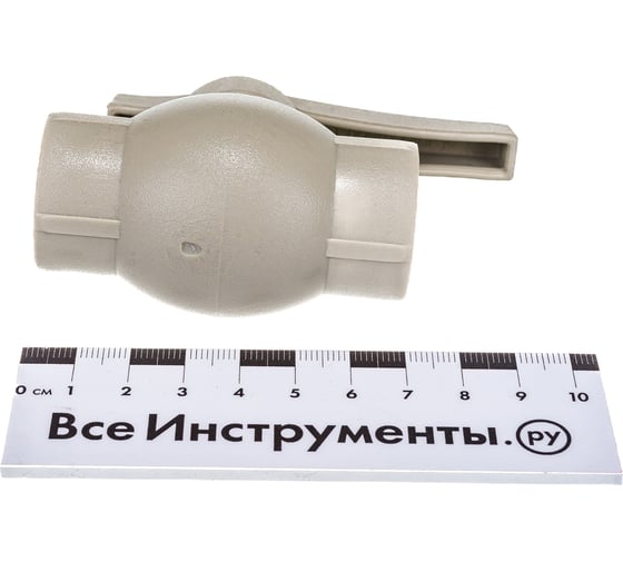Кран VALFEX PP-R серый шаровой Дн 20 10144020Г 007-7685