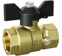 Шаровой кран для манометра LD PRIDE 1/2''вн - М20x1,5 с бабочкой, со спуском 554759