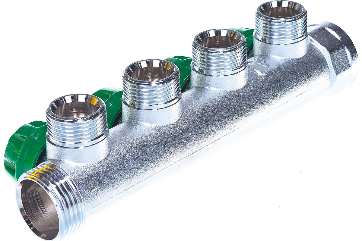 Регулирующий коллектор STOUT 1, 4 отвода 3/4 ЕК SMB-6850-013404 ...