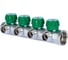 Регулирующий коллектор STOUT 3/4, 4 отвода 1/2 SMB-6850-341204 RG008UJDJ4DB26 2