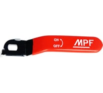 Длинная усиленная ручка для крана MPF 1/2"-3/4", прорезиненная ИС.131178