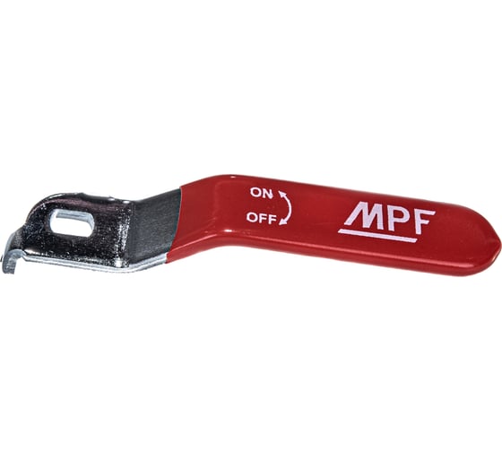 Длинная усиленная ручка для крана MPF 1/2"-3/4", прорезиненная ИС.131178
